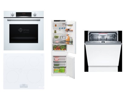 Set Bosch HBA534BW3 + PIF612BB1E + SMV4ECX26E + KIN86VSE0