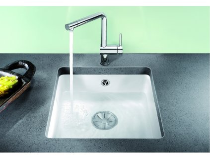 Blanco SUBLINE 375 U InFino Keramika basalt bez excentru