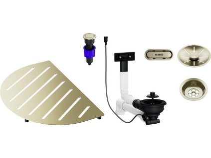 Blanco OOVALON - příslušenství, satin gold