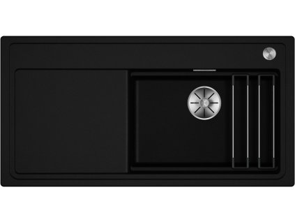 Blanco Etagon XL 6 S silgranit černá dřez vpravo s exc. ovládáním PushControl