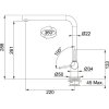 Franke FN 9311 Pod okno Bez sprchy Chrom
