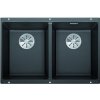 Blanco SUBLINE 350/350 U InFino Silgranit černá bez táhla  + 5 % sleva v košíku s kódem SLEVA5
