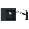 Set Franke (dřez CNG 611-62 TL/7 Matná černá + baterie FC 3055.901 ORBIT Matná černá)