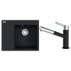 Set Franke (dřez CNG 611-62 TL/2 Matná černá + baterie FC 3055.901 ORBIT Matná černá)