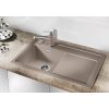 Blanco ZENAR 45 S Silgranit perlově šedá dřez vlevo s excentrem a dřevěnou krájecí deskou  + 5 % sleva v košíku s kódem SLEVA5
