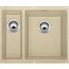 Blanco SUBLINE 340/160 U Silgranit béžová champagne s táhlem dřez vpravo  + 5 % sleva v košíku s kódem SLEVA5