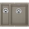 Blanco SUBLINE 340/160 U Silgranit tartufo s táhlem dřez vpravo  + 5 % sleva v košíku s kódem SLEVA5