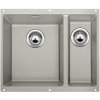 Blanco SUBLINE 340/160 U Silgranit perlově šedá s táhlem dřez vlevo  + 5 % sleva v košíku s kódem SLEVA5