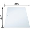 Blanco Krájecí deska AXIA III 497 x 350 sklo bílá