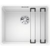 Blanco ETAGON 500 F InFino Silgranit bílá soft bez excentru s pojezdy