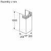 22104090 Inclined 2 3 chimney extension 1000 cs CZ