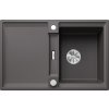 Blanco ADIRA 45 S-F Silgranit šedá skála oboustranné provedení s excentrem  + 5 % sleva v košíku s kódem SLEVA5