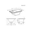 AEG NCT64B00CB  + AEG/ELX Krém na čistění varných desek M3HCC300