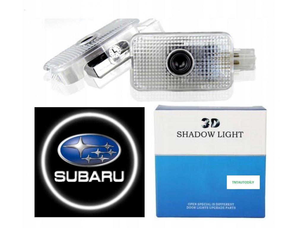 Led logo projektor Subaru Forester, Outback, Legacy, XV, Impreza, Tribeca -  TNTautodily