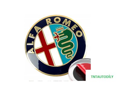 Zlatý ZNAK ALFA ROMEO 74mm MITO 147 156 159