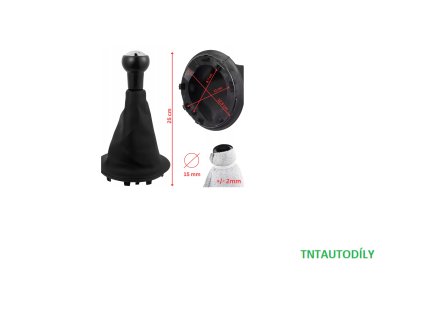 Řadící páka + měch CITROEN BERLINGO