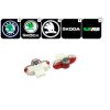 Led logo projektor HD 3D DVEŘE ŠKODA OCTAVIA I, II