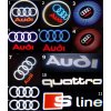 LED LOGO PROJEKTOR AUDI A3 A4 A5 A6 A8 Q3 Q5 Q7 EAN 1110987654321