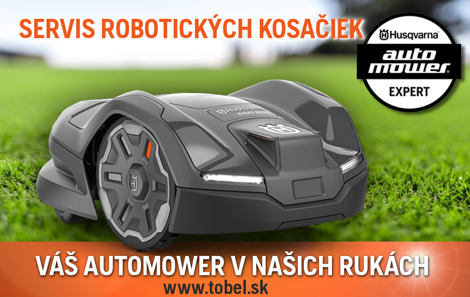 Servis robotických kosačiek 25