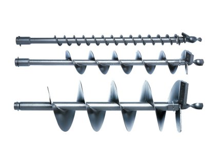 Zemný vrták, pre STIHL BT 106, 106 C, 120 C, 121, 130, 131 dĺžka 695 mm. Ø 120 mm
