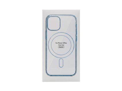 iPhone 15 Plus – Transparentný MagSafe kryt