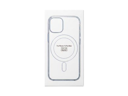 iPhone 15 Pro Max – Transparentný MagSafe kryt