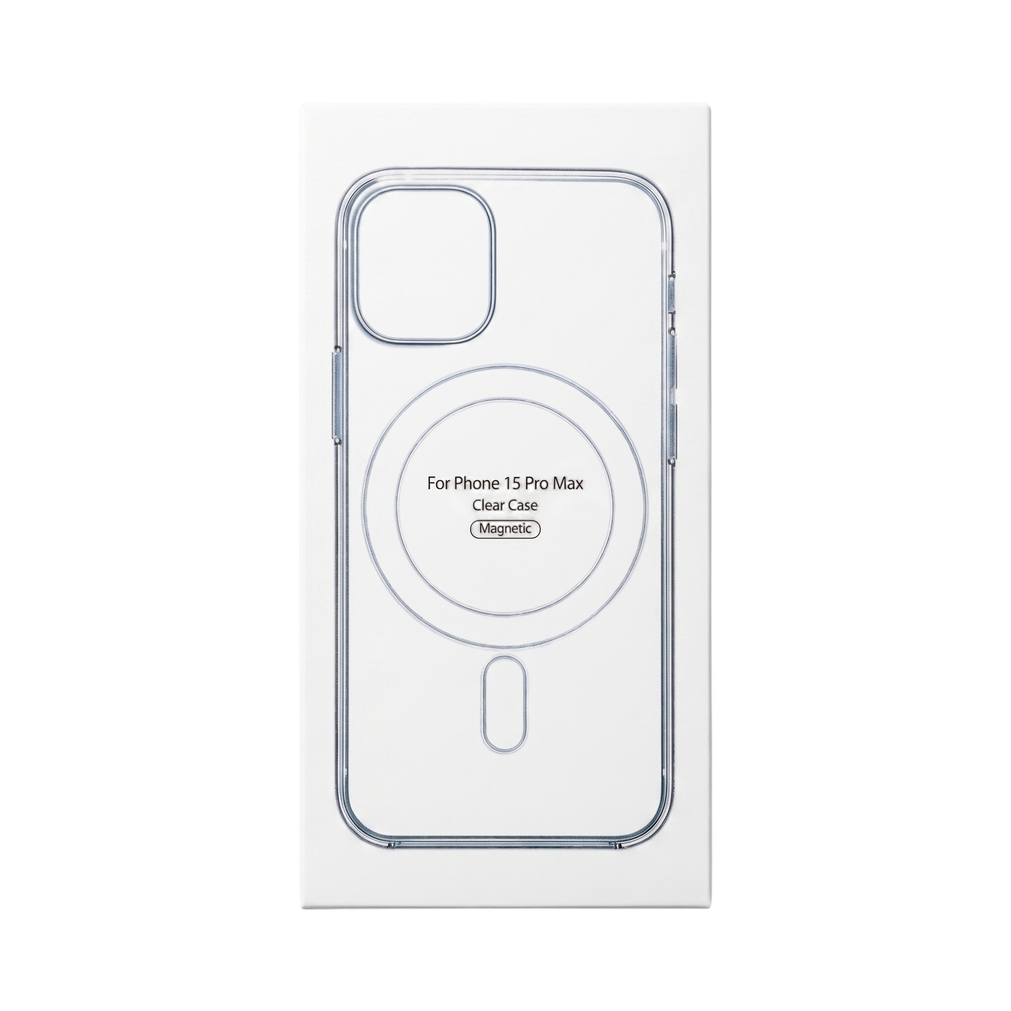 iPhone 15 Pro Max – Transparentný MagSafe kryt