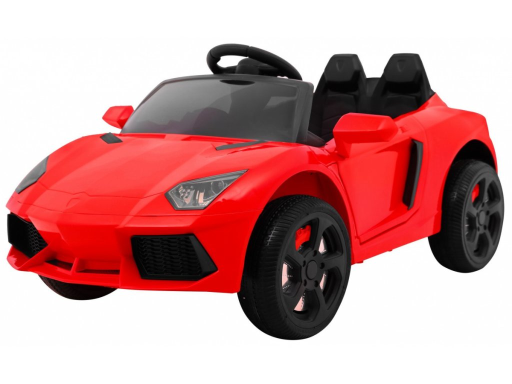 Dětské elektrické autíčko Future červené (1)