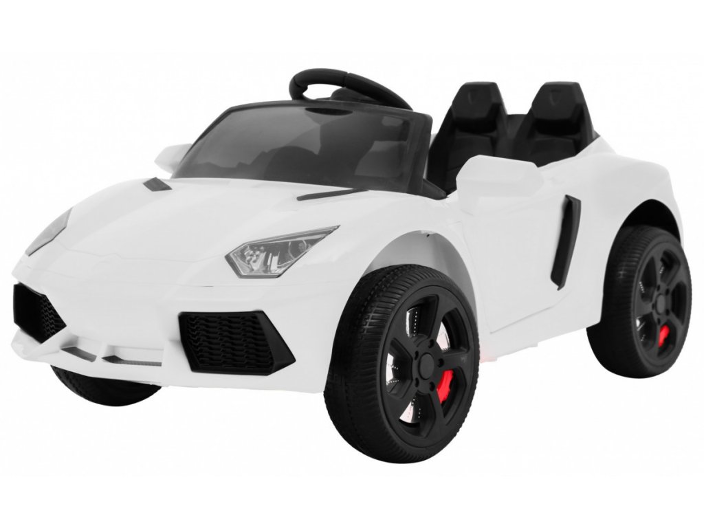 Dětské elektrické autíčko Future bílé (8)
