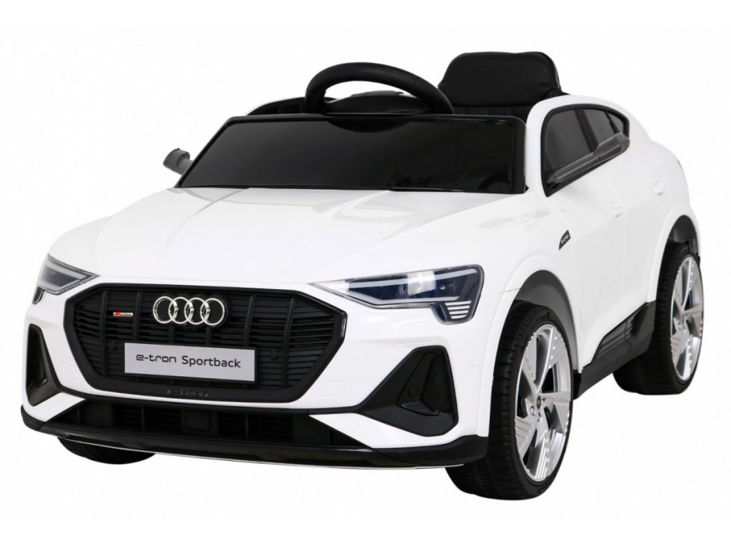 Dětské elektrické autíčko Audi E TRON bílá (1)