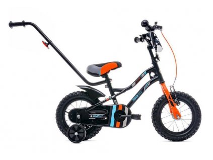 Dětské kolo 14 s vodící tyčí Tiger bike oranžové (1)
