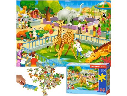 Puzzle Návštěva zoo 60 dílků 5+ (3)
