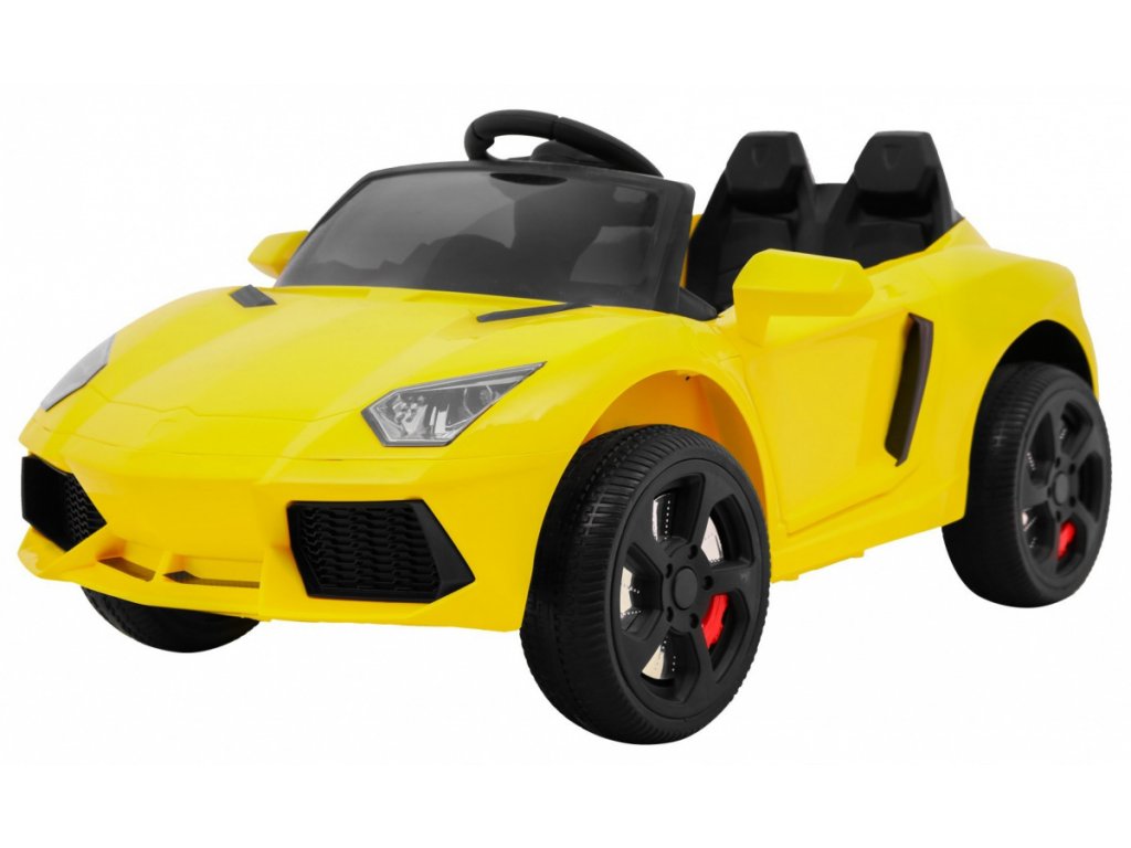 Detské elektrické autíčko Future žlté (1)