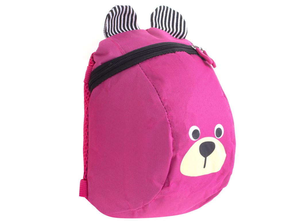 Predškolský batoh medvedík ružový (4)