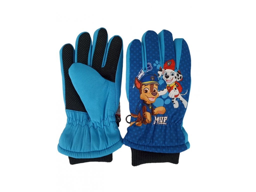 Tlapkova patrola zimni rukavice svetle modre (3)