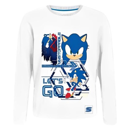 Sonic tričko bílé SON23-1792 B