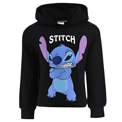 Stitch černá mikina XH60692.REC.BLACK