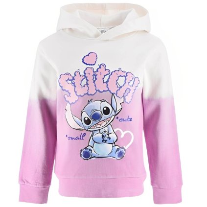 Stitch mikina bílo-fialová HY10170.LPURPL