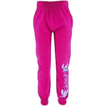 Stitch tepláky tmavě růžové HY10175.FUSHIA