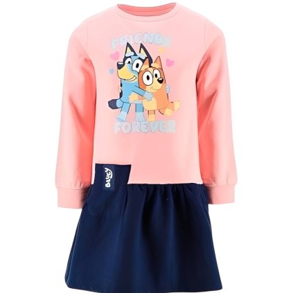 Bluey mikinové šaty HY10253.REC.PINK