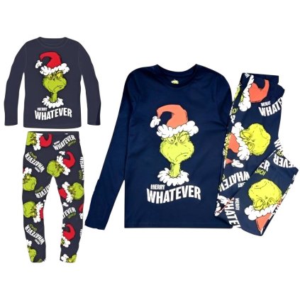GRINCH bavlněné pyžamo tmavě modré GR 52 04 023