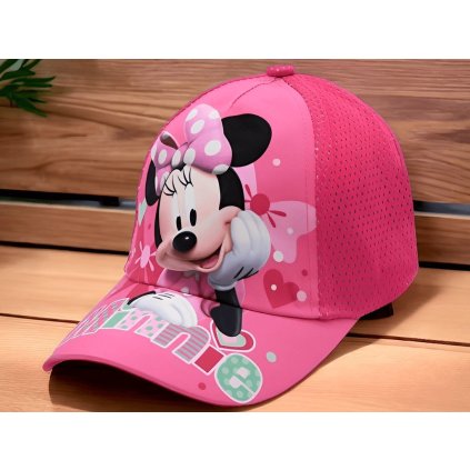 Minnie Mouse kšiltovka růžová