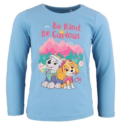 Tlapková patrola triko světlé modré