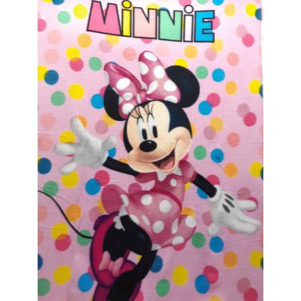 Minnie mouse deka ruzova