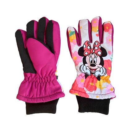 Minnie Mouse rukavice fialové