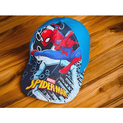 Spider-Man kšiltovka světlé modrá