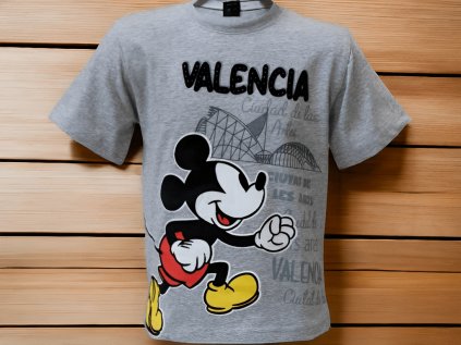 Mickey Mouse tričko šedé Valencia