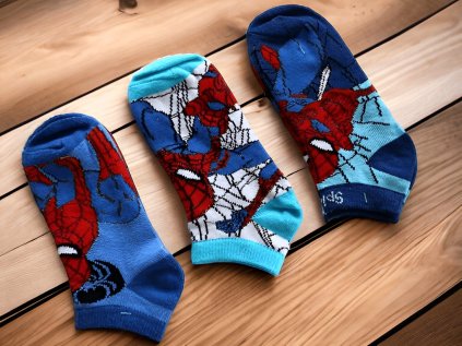 Spider-Man ponožky 3 pack