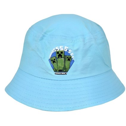 Minecraft klobouček světlé modrý