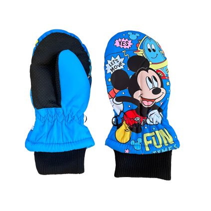 Mickey Mouse zimní rukavice světlé modré